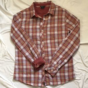 Plaid Oakley Button Down plaid Shirt Size Medium